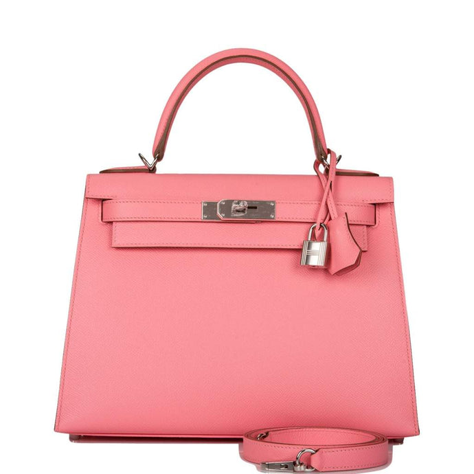 [NEW] Hermès Kelly Sellier 28 | Rose Confetti, Epsom Leather, Palladium Hardware