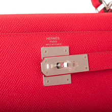 Load image into Gallery viewer, [NEW] Hermès Kelly Sellier 28 | Rouge Coeur, Epsom Leather, Palladium Hardware
