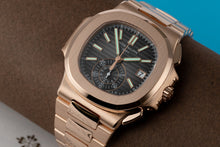 Load image into Gallery viewer, [New] Patek Philippe Nautilus 5980/1R-001 | Flyback Chronograph • Date
