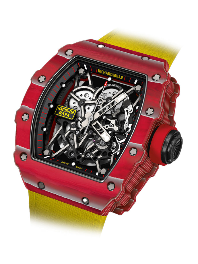 [Pre-owned] Richard Mille RM35-02 Red Quartz TPT | Automatic Winding Rafael Nadal