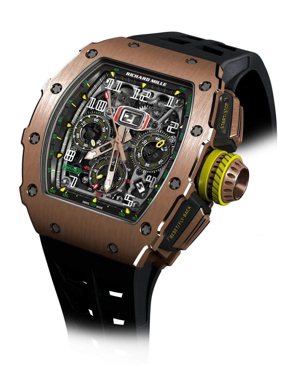 [Pre-owned] Richard Mille RM11-03 Rose Gold Automatic Winding Flyback Chronograph