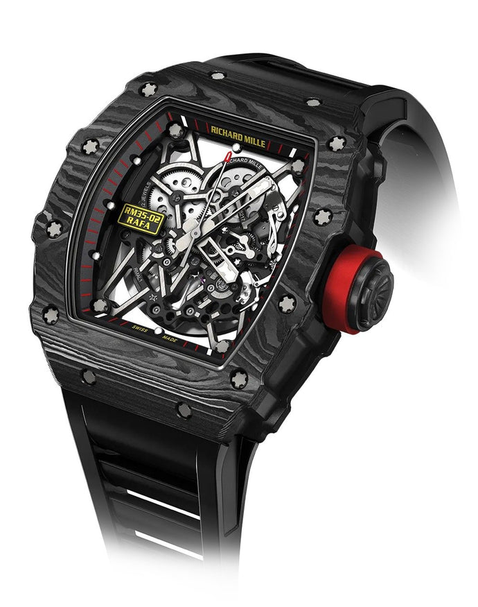 [Pre-owned] Richard Mille RM35-02 Black NTPT | Automatic Winding Rafael Nadal