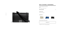 Load image into Gallery viewer, [Open Box] Chanel Boy | Caviar &amp; Ruthenium-Finish Metal
