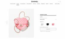 Load image into Gallery viewer, [NEW] Chanel Heart Bag | Lambskin, Coral Pink

