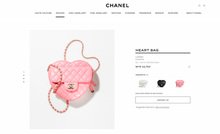 将图片加载到图库查看器中， [NEW] Chanel Heart Bag | Lambskin, Coral Pink
