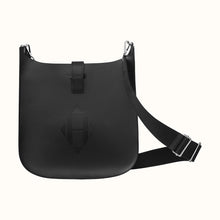 Load image into Gallery viewer, *[New] Hermès Evelyne Sellier 33 | Noir, Hunter Cowhide Leather, Palladium Hardware

