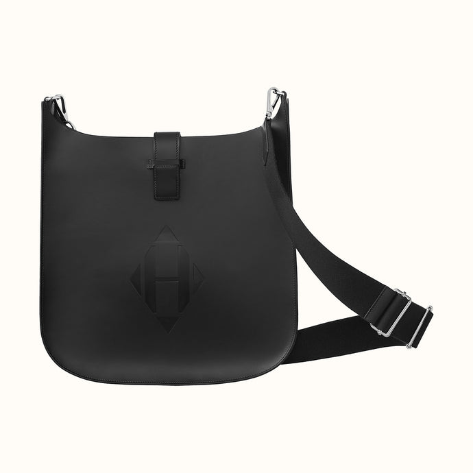 *[New] Hermès Evelyne Sellier 33 | Noir, Hunter Cowhide Leather, Palladium Hardware