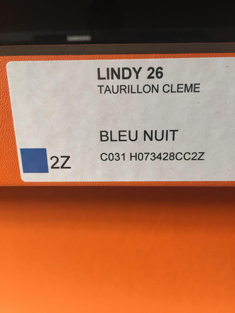 New] Hermès Lindy 26  Bleu Nuit, Taurillon Clemence Leather, Gold Ha – The  Super Rich Concierge Malaysia