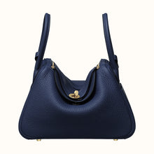 Load image into Gallery viewer, [New] Hermès Lindy 26 | Bleu Nuit, Taurillon Clemence Leather, Gold Hardware
