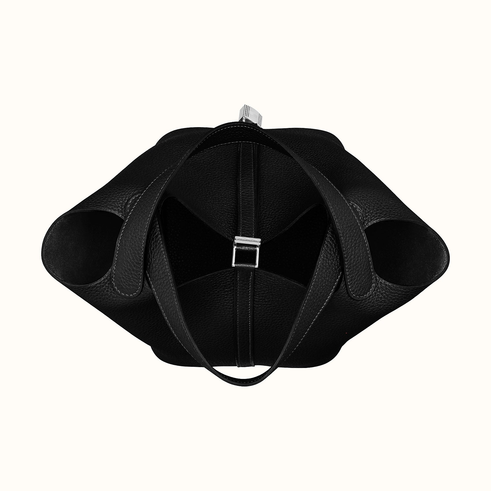 [New] Hermès Picotin Lock 22 | Noir/Black Taurillon Clemence Leather,  Palladium Plated