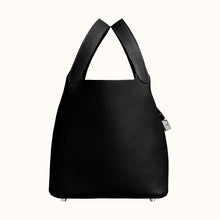 Load image into Gallery viewer, [New] Hermès Picotin Lock 22 | Noir/Black Taurillon Clemence Leather, Palladium Plated
