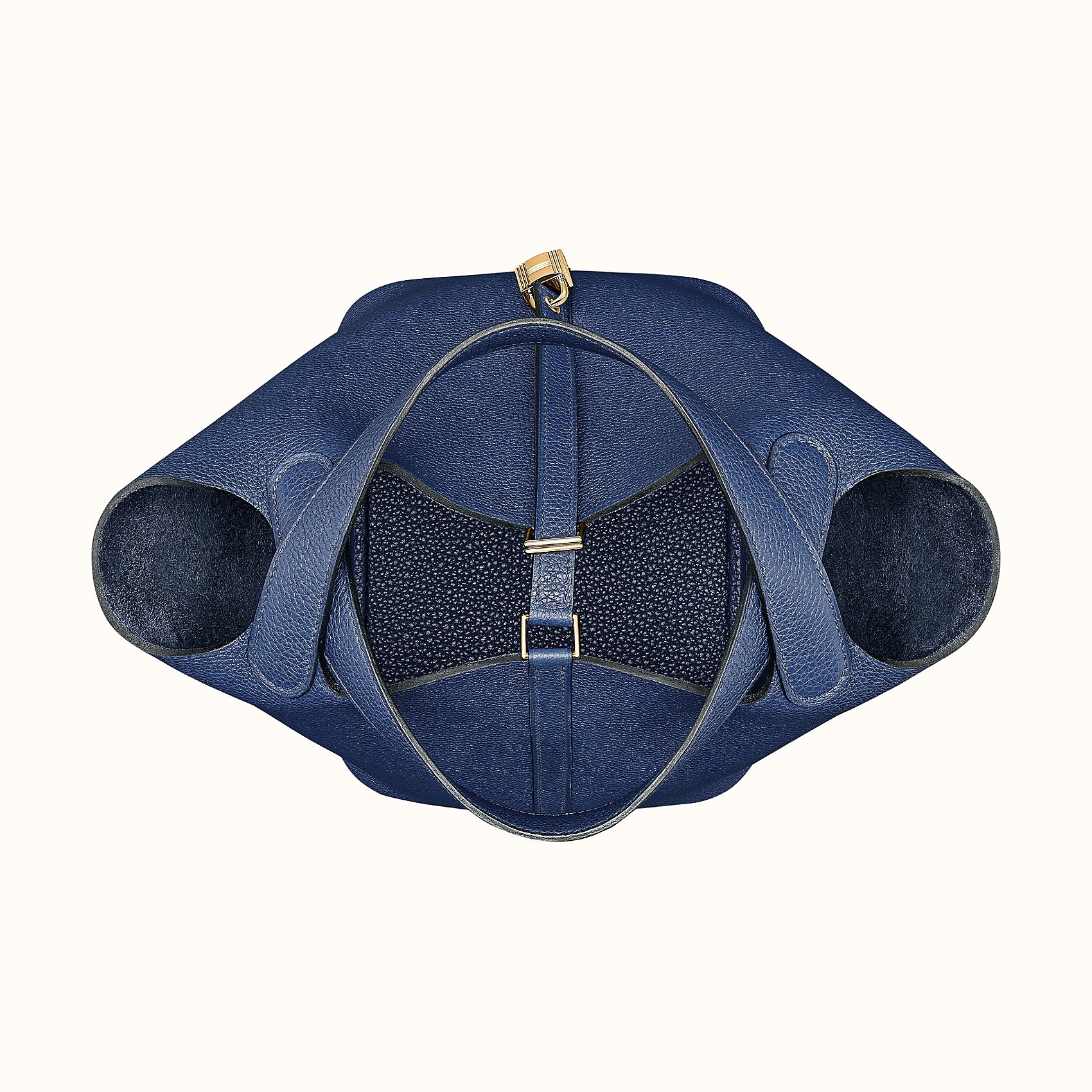 Hermes Picotin Lock bag PM Blue royal Maurice leather Gold