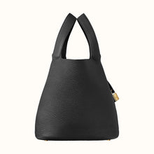 Load image into Gallery viewer, [New] Hermès Picotin Lock 26 | Noir/Black, Taurillon Clemence Leather, Gold Plated
